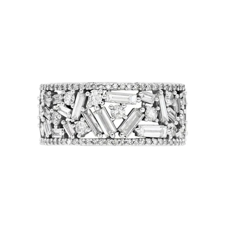 Outlet Histoire d'Or Bague Or Blanc Collection 1986 Diamants