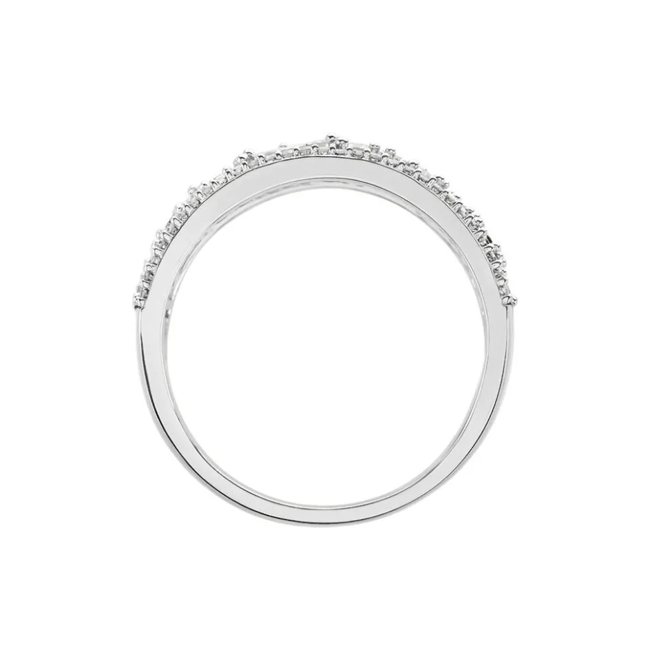 Outlet Histoire d'Or Bague Or Blanc Collection 1986 Diamants