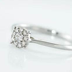 Outlet Histoire d'Or Bague Or Blanc Nori Oxyde De Zirconium