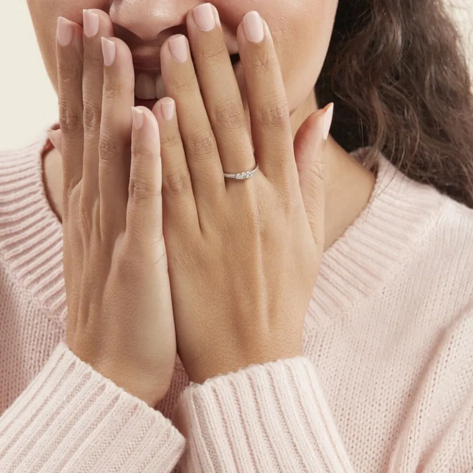 Sale Histoire d'Or Bague Or Blanc Sabine Diamants