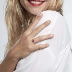 Hot Histoire d'Or Bague Or Jaune Candice Rubis or jaune rubis