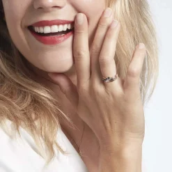 Clearance Histoire d'Or Bague Or Jaune Canut Saphir