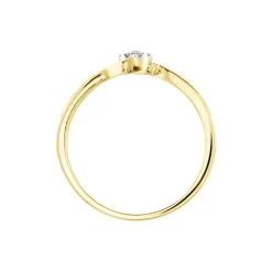 Clearance Histoire d'Or Bague Or Jaune Cerisette Diamant or bicolore diamant