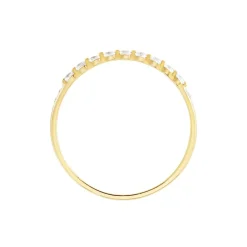Histoire d'Or Bague Or Jaune Eclat D'etoile Oxyde De Zirconium* Bagues|Bagues Avec Pierre