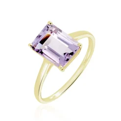 Discount Histoire d'Or Bague Or Jaune Faraj Amethyste or jaune améthyste rose