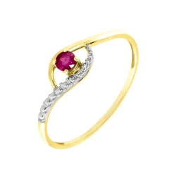 Discount Histoire d'Or Bague Or Jaune Karmele Rubis or jaune rubis