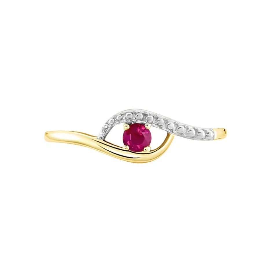 Discount Histoire d'Or Bague Or Jaune Karmele Rubis or jaune rubis