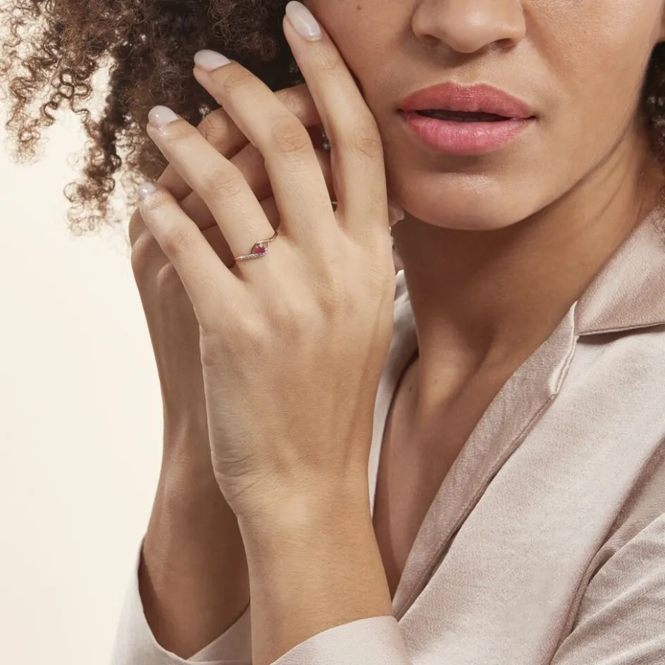 Discount Histoire d'Or Bague Or Jaune Karmele Rubis or jaune rubis