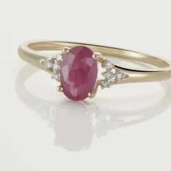 Discount Histoire d'Or Bague Or Jaune Marie Rubis Diamants or jaune rubis