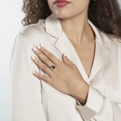 Discount Histoire d'Or Bague Or Jaune Marie-camille Topaze Oxydes De Zirconium or jaune topaze london blue