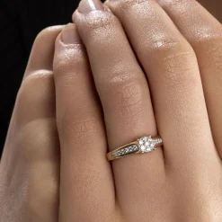 Clearance Histoire d'Or Bague Or Jaune Multi Pierres Diamants or jaune diamant