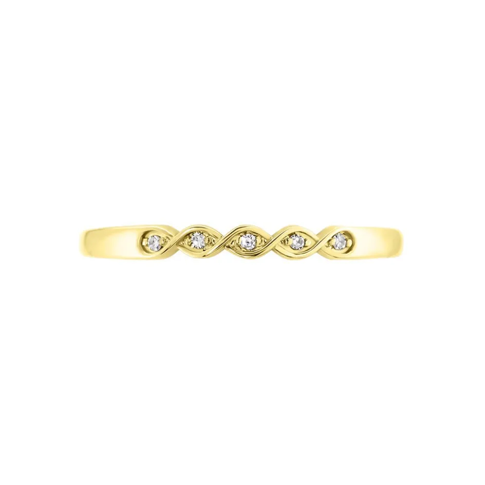 Outlet Histoire d'Or Bague Or Jaune Terance Diamants