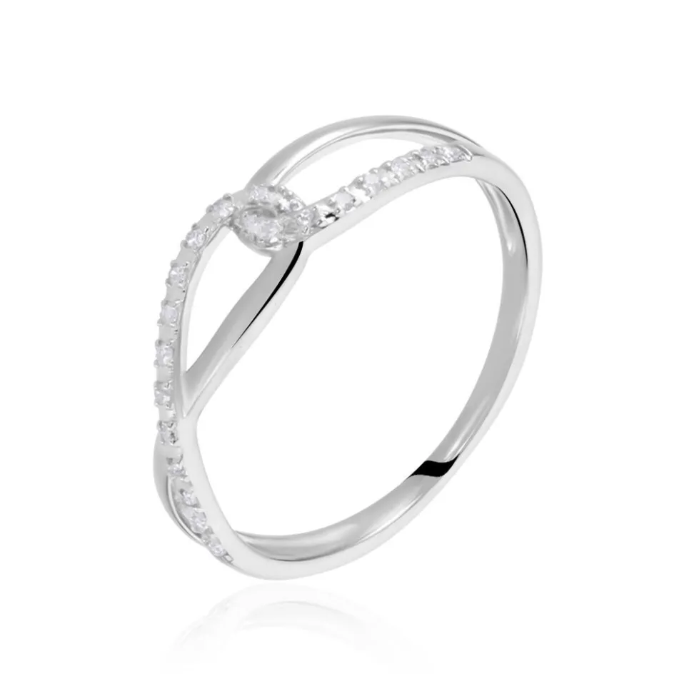 Online Histoire d'Or Bague Osanna s or blanc diamant