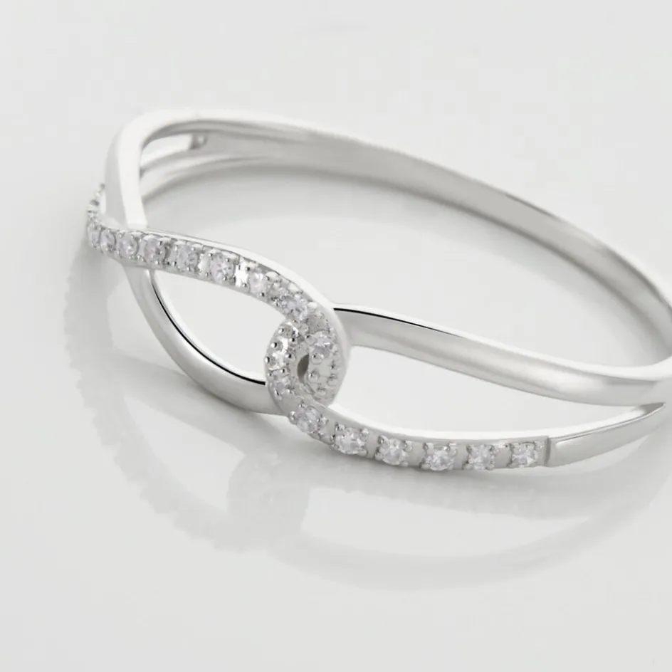 Online Histoire d'Or Bague Osanna s or blanc diamant