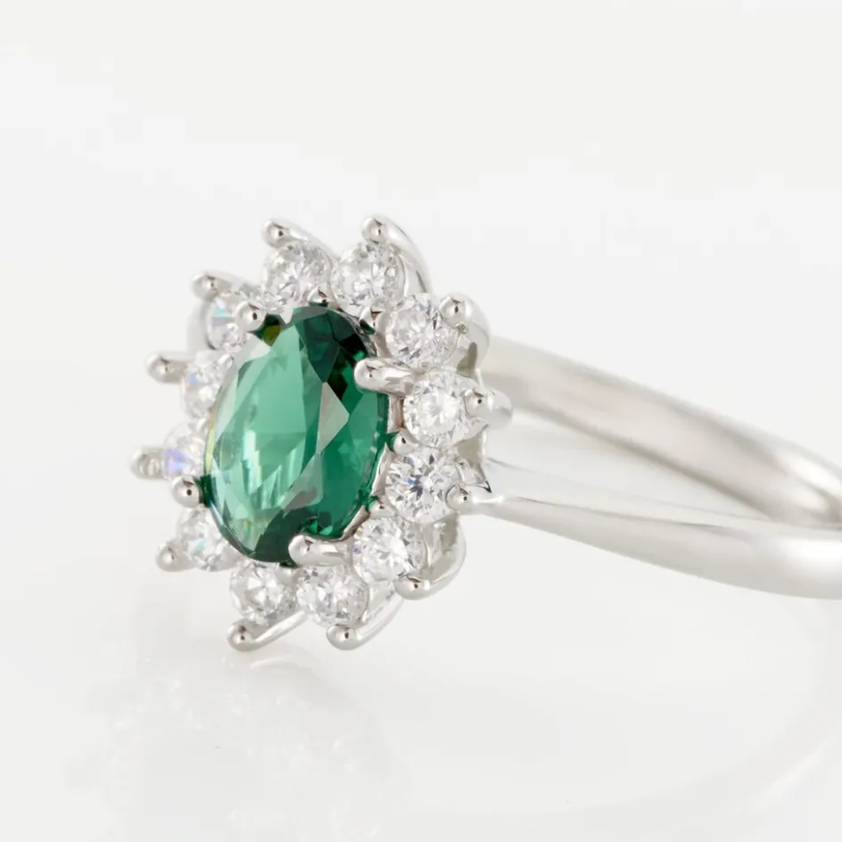 Sale Histoire d'Or Bague Perez Argent Blanc Oxyde De Zirconium argent blanc oxyde jaune