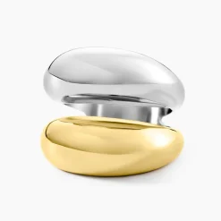 Discount Histoire d'Or Bague Perfect Match Acier Bicolore