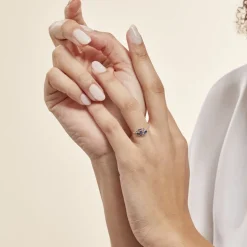 Histoire d'Or Bague Petale Et Diamant* Bagues|Bagues Avec Pierre