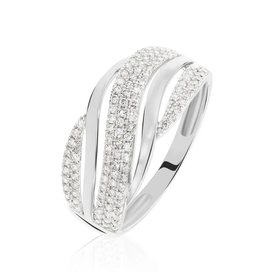 Clearance Histoire d'Or Bague Phaedra Or Blanc Diamant