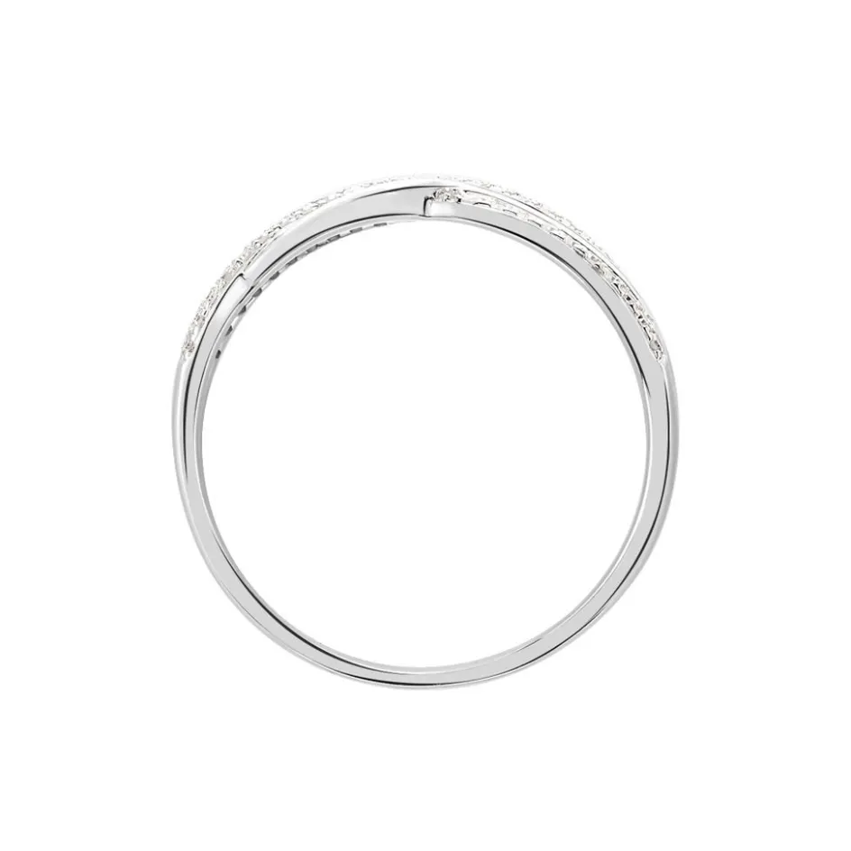 Clearance Histoire d'Or Bague Phaedra Or Blanc Diamant