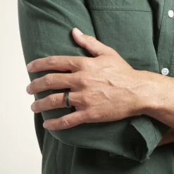 Discount PHEBUS HIM Bague Cosme Acier Noir