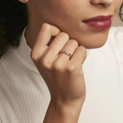 Best Histoire d'Or Bague Plaqué Or Jaune Ethem Anneau Pierres Multicolores