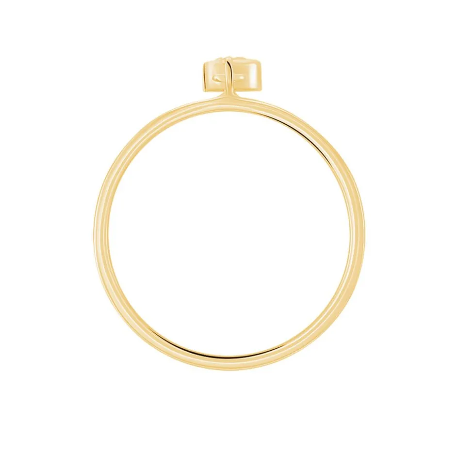Discount Histoire d'Or Bague Plaqué Or Jaune Lynnha Oxyde De Zirconium