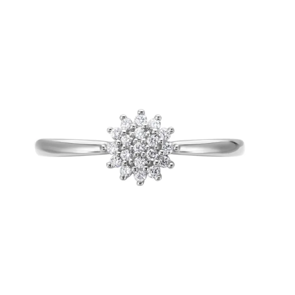 Outlet Histoire d'Or Bague Platine Alden Diamants