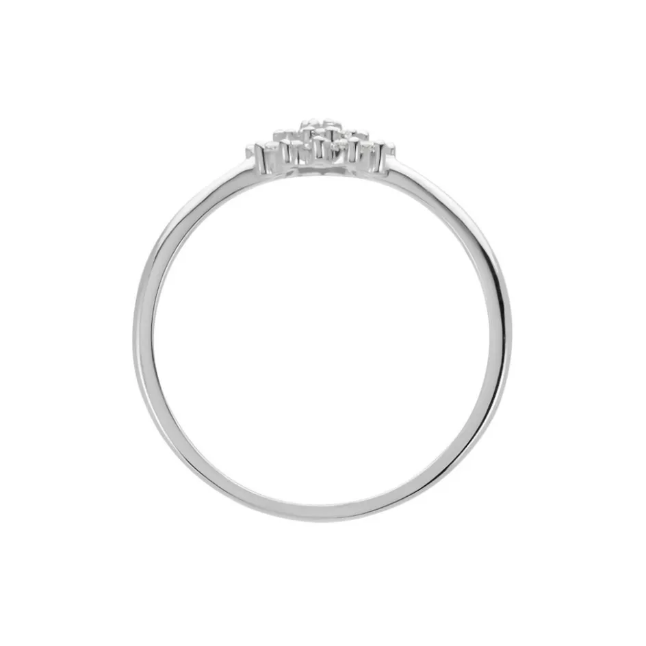 Outlet Histoire d'Or Bague Platine Alden Diamants