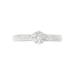Online Histoire d'Or Bague Praya Or Blanc Diamant