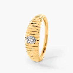 Clearance Histoire d'Or Bague Precious Line Or Jaune Diamant