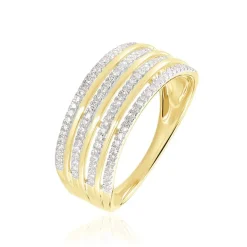 Hot Histoire d'Or Bague Rayanna or jaune diamant