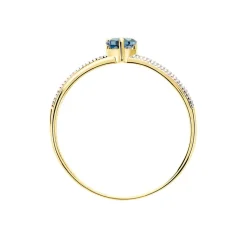 Histoire d'Or Bague Rory Or Jaune Topaze* Bagues|Bagues Avec Pierre