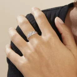 Best Histoire d'Or Bague Rosaleen Blanc Diamant Blanc Diamant