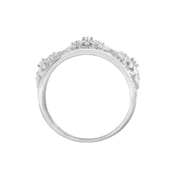 Online Histoire d'Or Bague Rosée Or Blanc Diamant