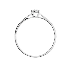 Outlet Histoire d'Or Bague Saranna Or Blanc Diamant Blanc