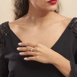 Clearance Histoire d'Or Bague Shalanda Or Jaune Diamant