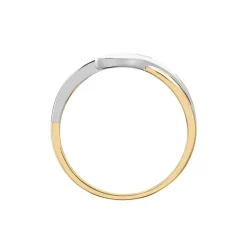 Outlet Histoire d'Or Bague Sharron Or Bicolore Diamant Blanc