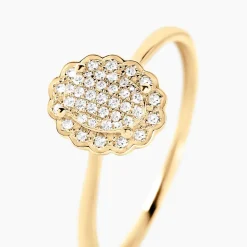 Clearance Histoire d'Or Bague Shyam Or Jaune Diamant