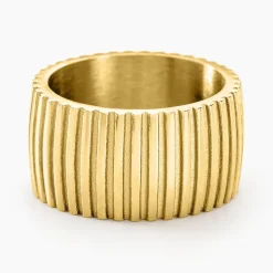 Best Histoire d'Or Bague Sicily Acier Doré