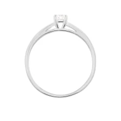 Online Histoire d'Or Bague Solitaire Anastasiane Or Blanc Diamant