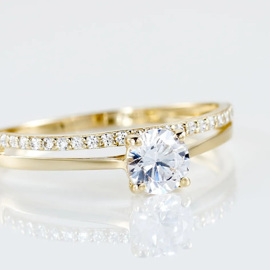Histoire d'Or Bague Solitaire Anatoline De Zirconium* Bagues|Bagues Avec Pierre