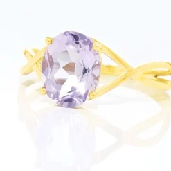 Histoire d'Or Bague Solitaire Armaelle Or Jaune Amethyste* Bagues|Bagues Avec Pierre