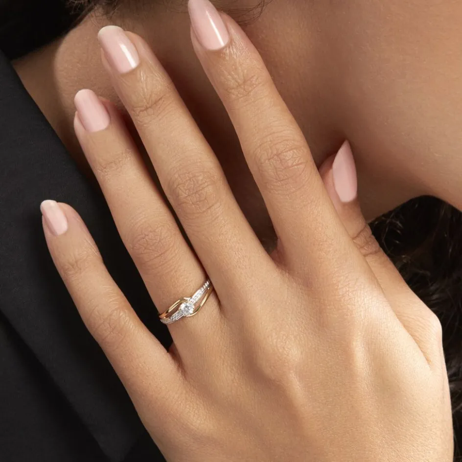 Histoire d'Or Bague Solitaire Armelle De Zirconium* Bagues|Bagues Avec Pierre