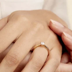 Histoire d'Or Bague Solitaire Artemis* Bagues|Bagues Avec Pierre