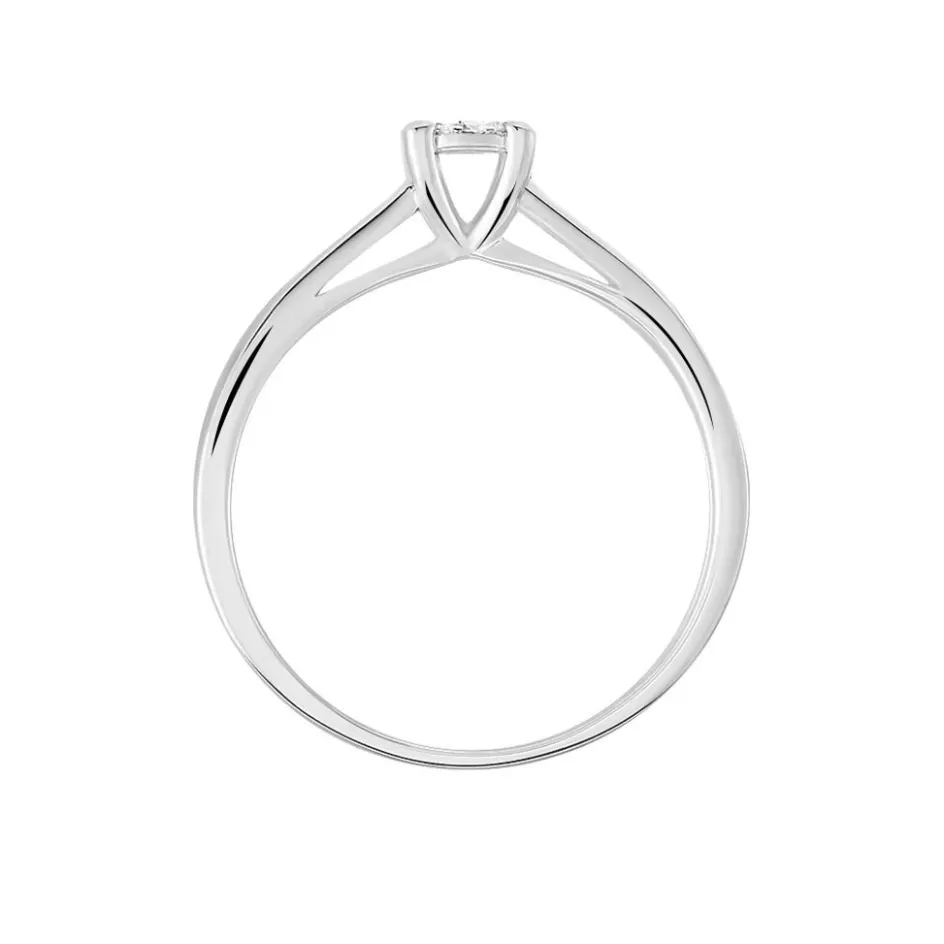Online Histoire d'Or Bague Solitaire Artemis or blanc diamant