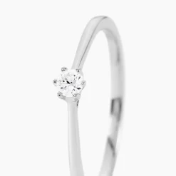 Sale Histoire d'Or Bague Solitaire Athena or blanc diamant