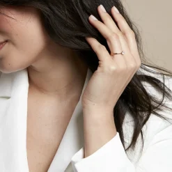 New Histoire d'Or Bague Solitaire Athena or jaune diamant