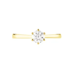 Online Histoire d'Or Bague Solitaire Athena or jaune diamant