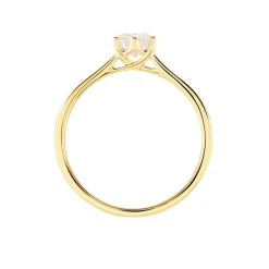 Online Histoire d'Or Bague Solitaire Athena or jaune diamant