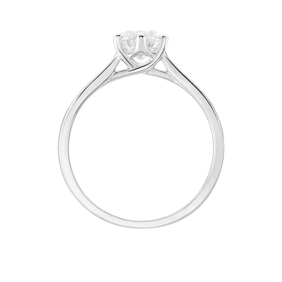Best Histoire d'Or Bague Solitaire Athena or blanc diamant